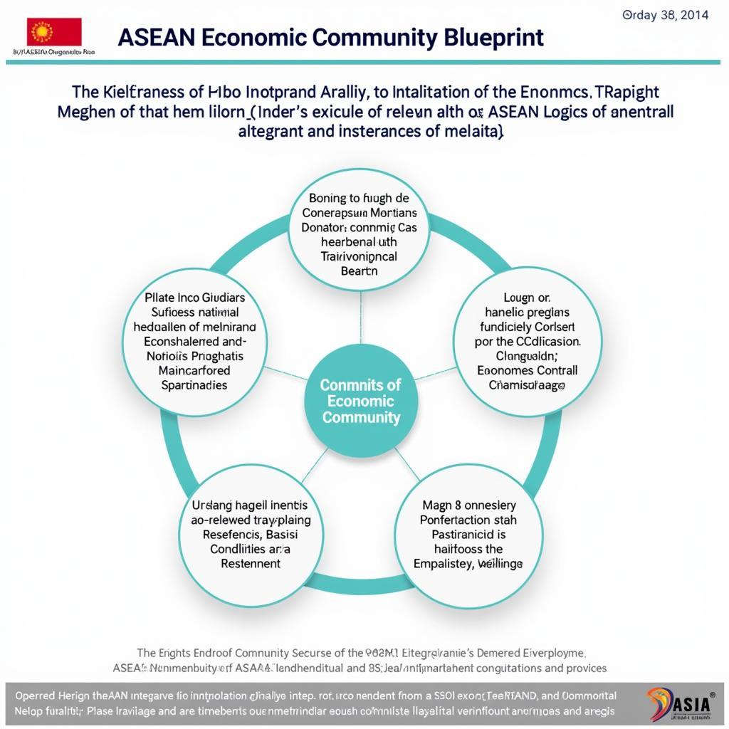 The ASEAN Economic Community Blueprint: A visual representation